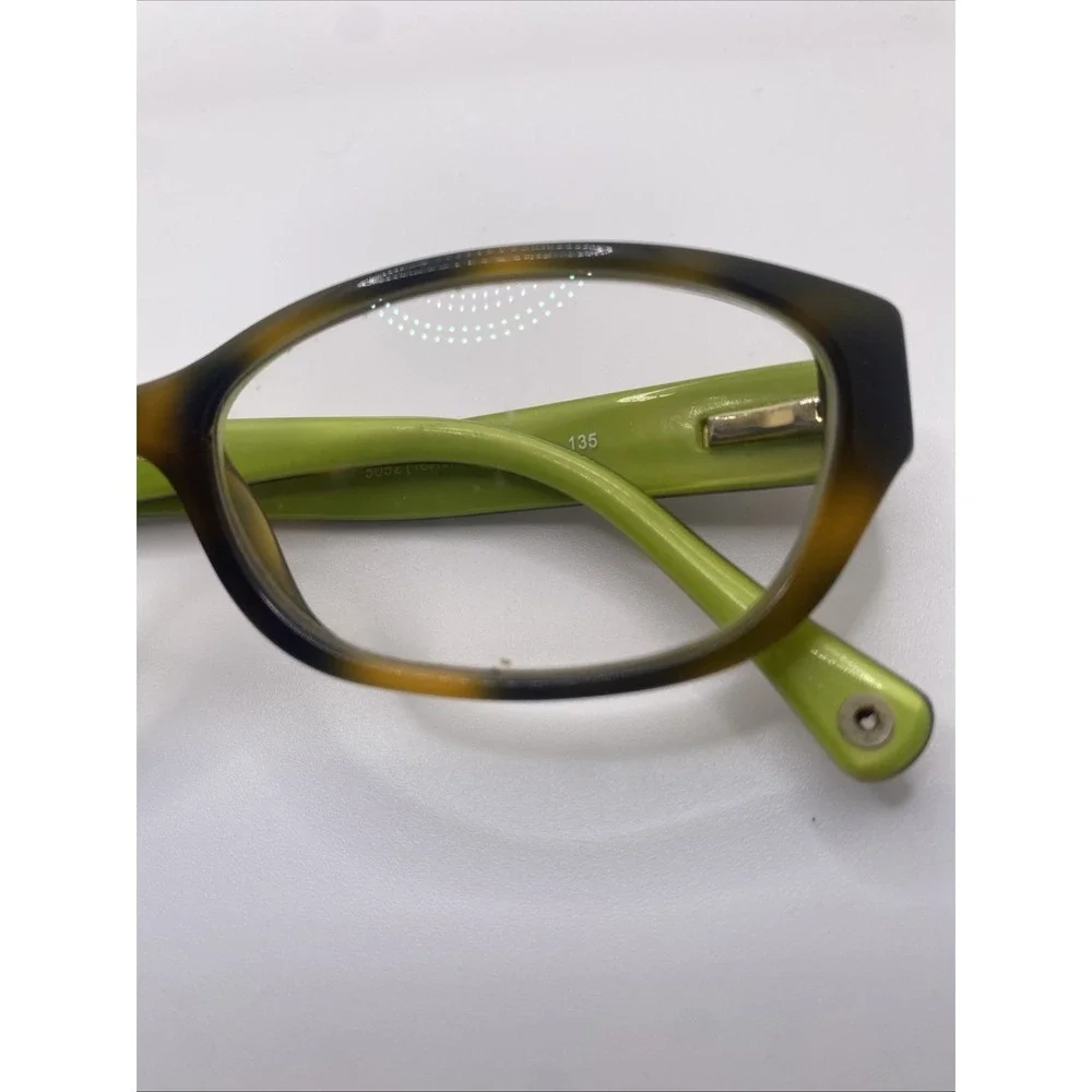 Coach Eyeglasses FRAMES ONLY HC 6002 Cecilia 51-16-135 Brown Tortoise Green 373